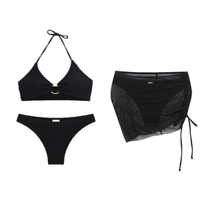 Conjunto de bikini con aro Bali y falda