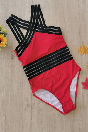 Bañador monokini con tiras