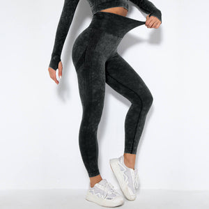 Pantalones legging de plumas sin costuras