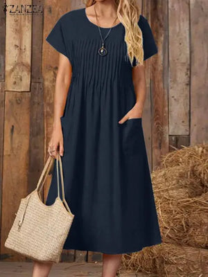 Vestido midi vintage Abigail