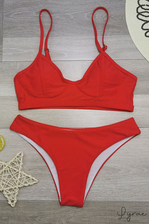 Biquíni Aurora Top Push Up E Tanga Asa Delta Roupa De Banho