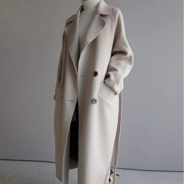 Chaqueta Joan Overcoat con cuello de solapa